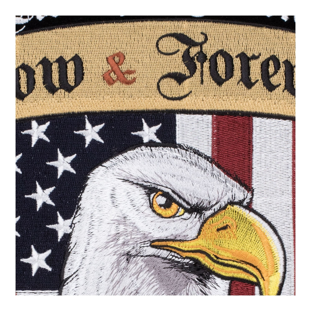Liberty And Union Majestic Eagle Patch, X-Large Size — detail view 1