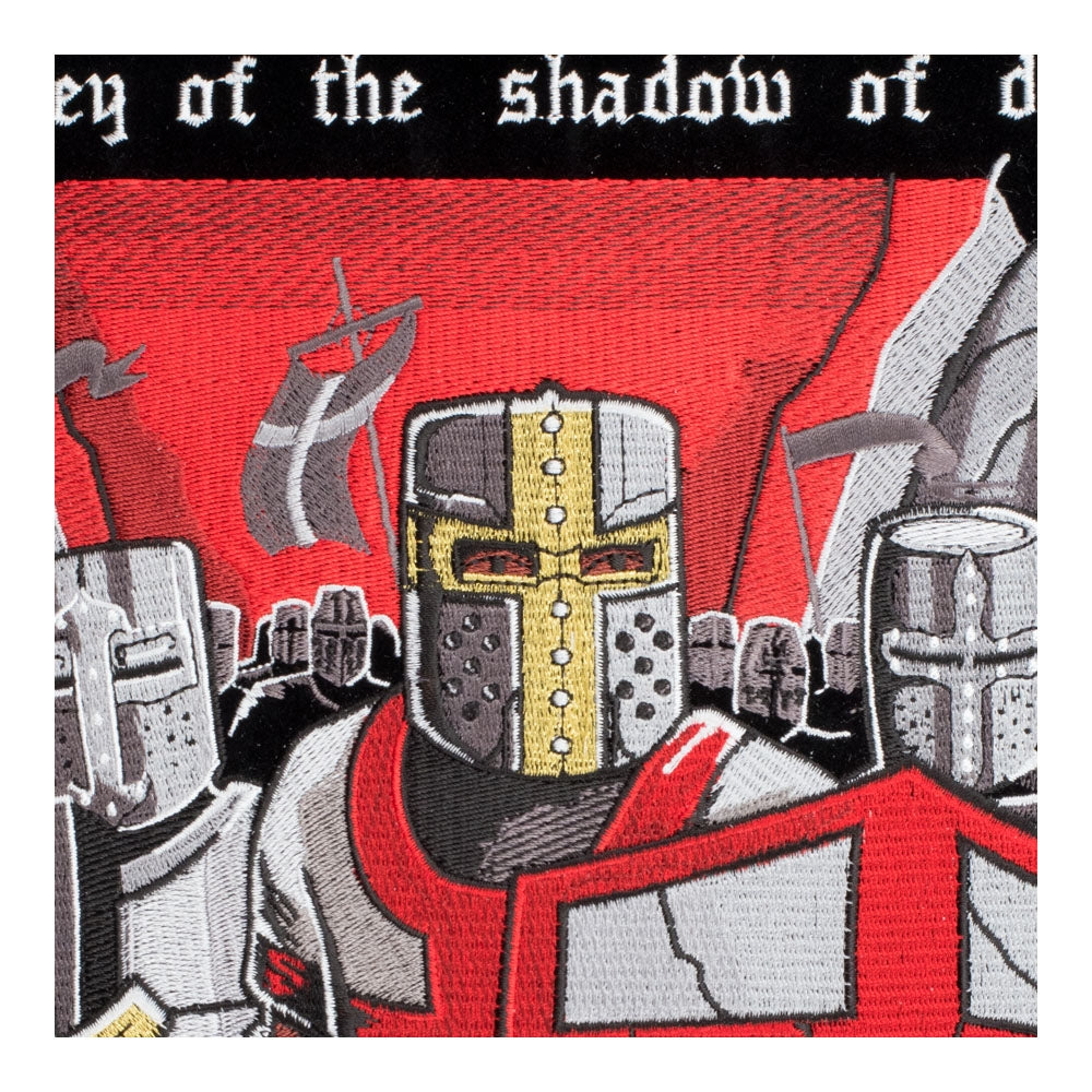Knights Of Templar Fear No Evil Patch, X-Large Size — detail view 2