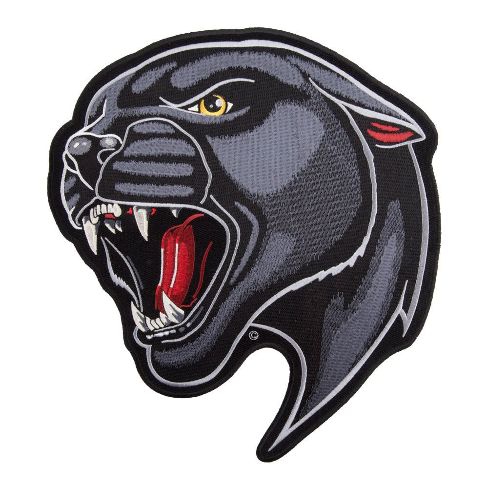 Roaring Black Panther Patch, X-Large Size — product image