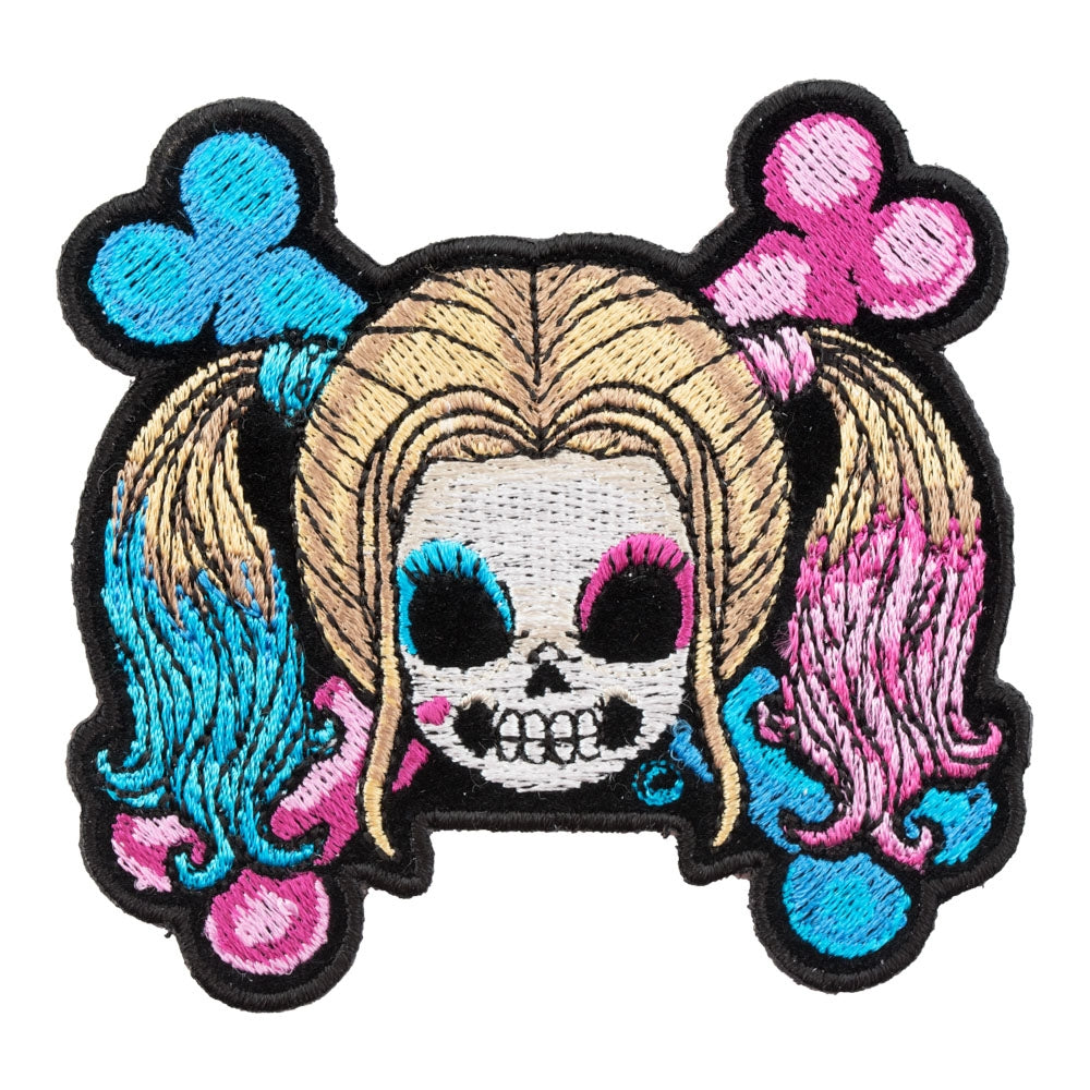 Baby Girl Skull & Crossbones Patch, Small Size — product image
