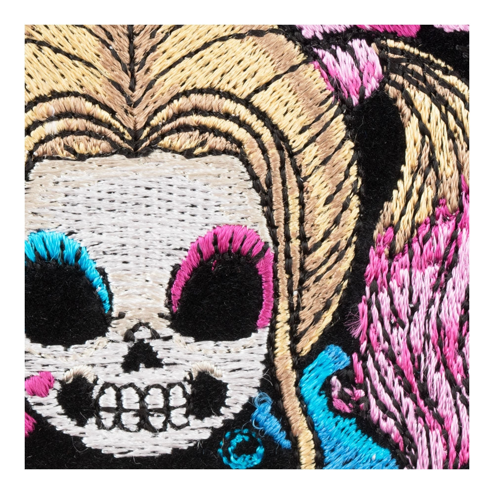 Baby Girl Skull & Crossbones Patch, Small Size — detail view 1