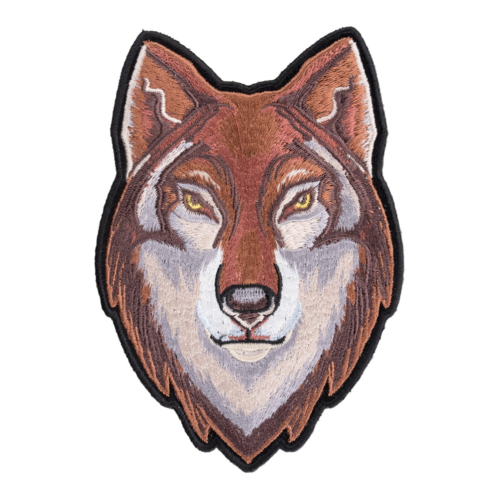 Brown Eastern Timber Wolf Patch, Medium Size — product image