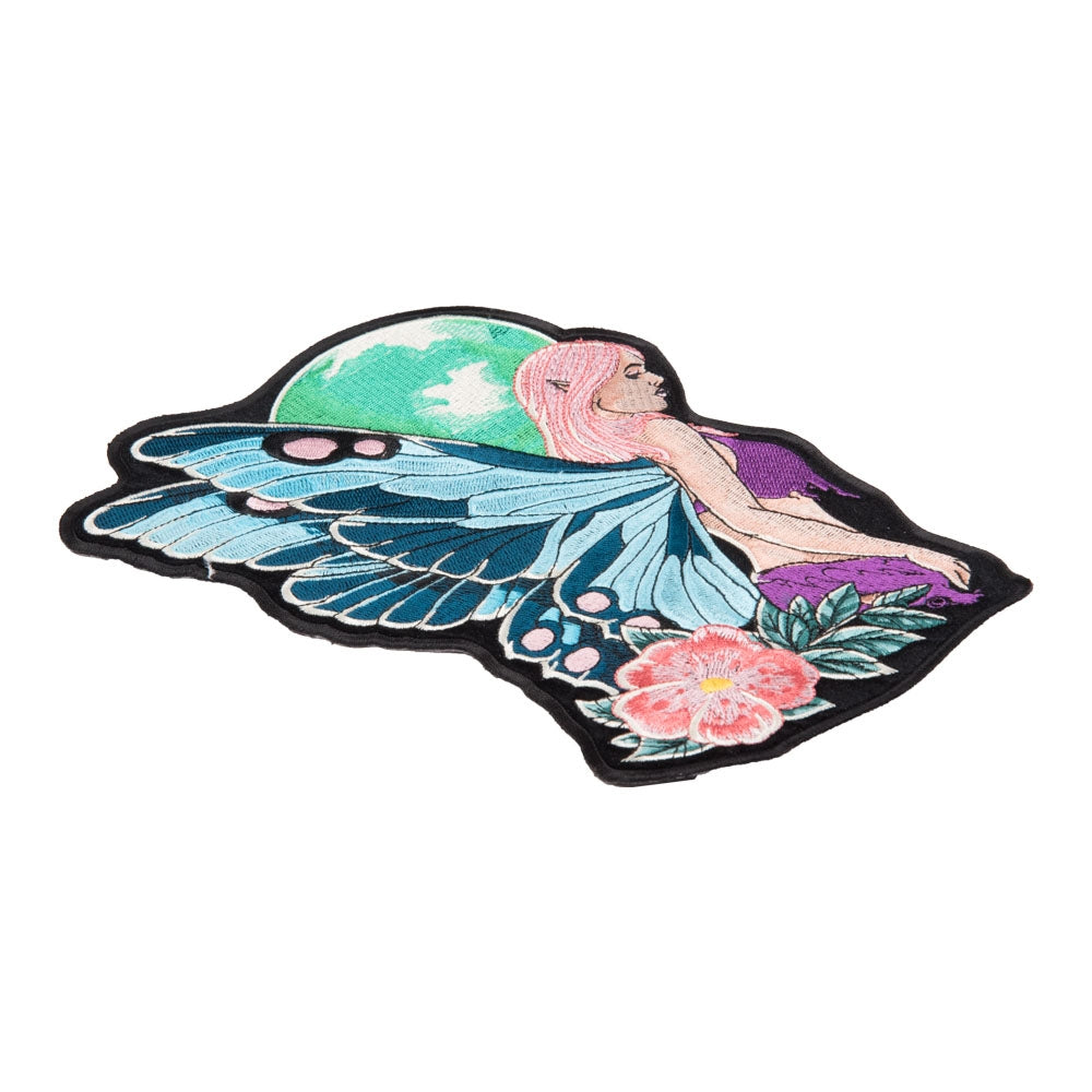 Splendid Wren Musing Fairy Patch, Large Size — detail view 1