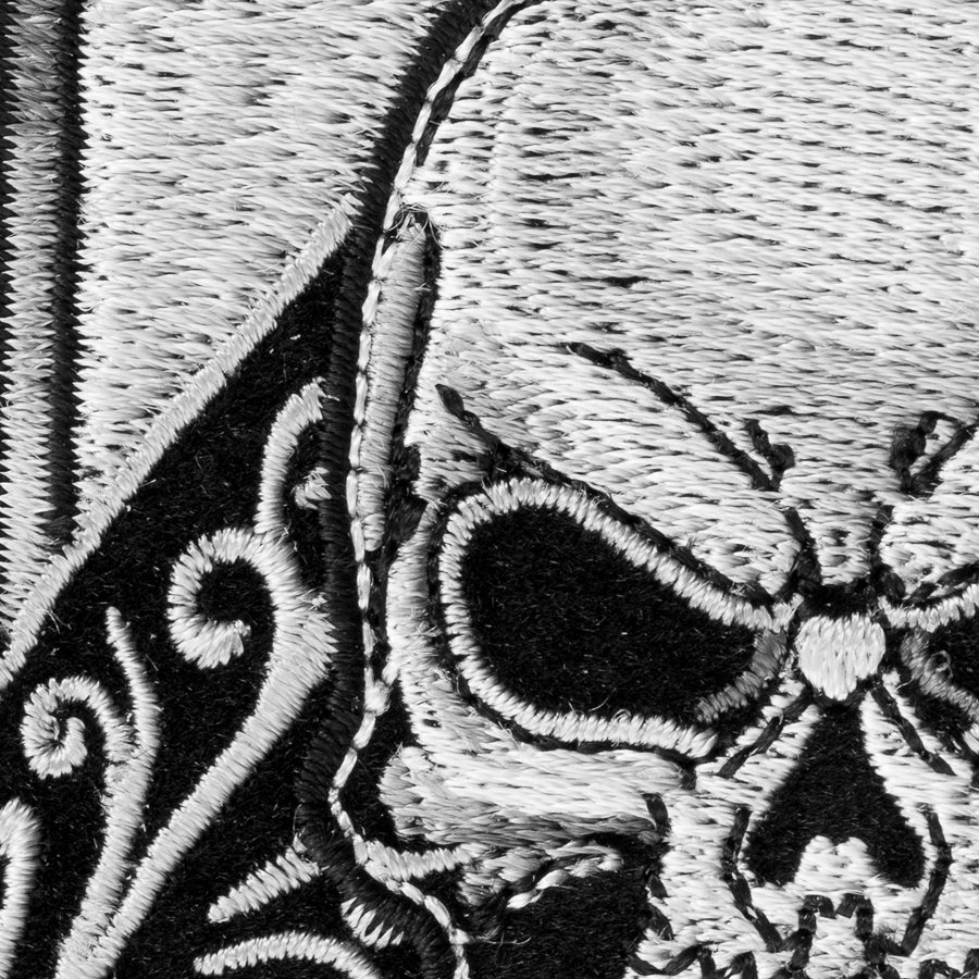 Ace Of Spades Subdued Skull Patch, Medium Size — detail view 1