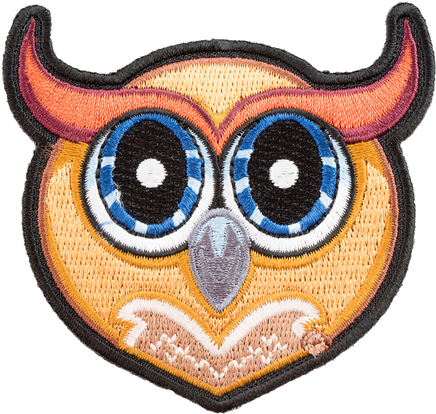 Oscar The Screech Owl Patch, Zoo Animals Patches — product image