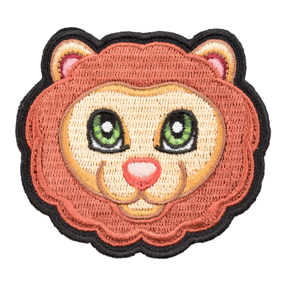 Leonard The Lion Patch, Zoo Animals Patches — product image
