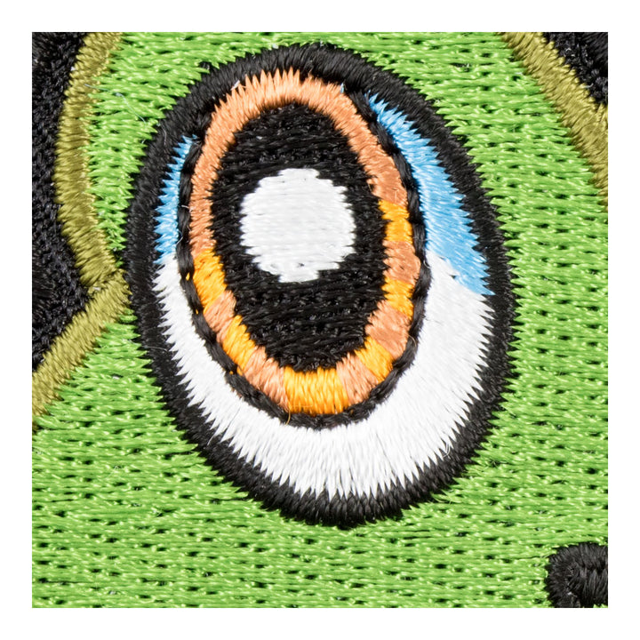 Freddy The Green Frog Patch, Animals Patches — detail view 1