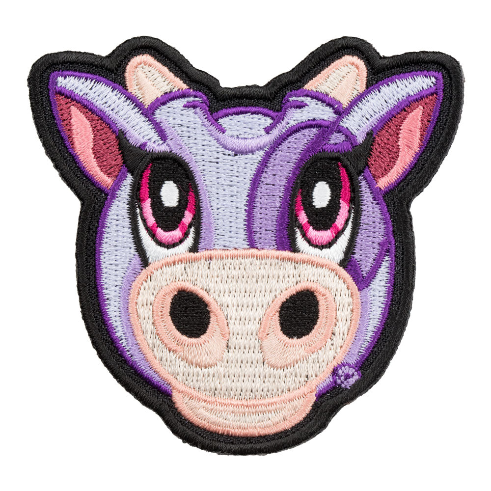 Cowlina The Purple Cow Patch, Zoo Animals Patches — product image
