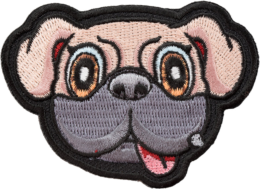 Sr. Puguillo The Tan Pug Patch, Animals Patches — product image
