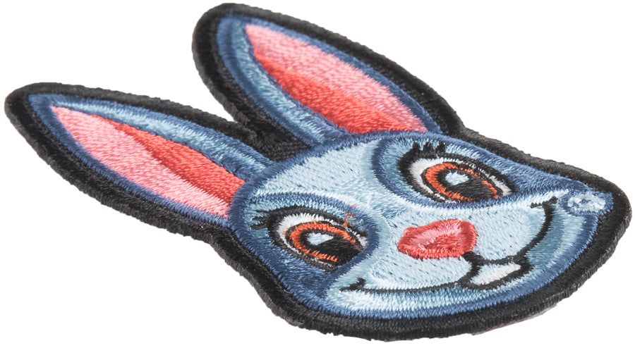 Mavi The Blue Bunny Rabbit Patch, Animals Patches — detail view 1