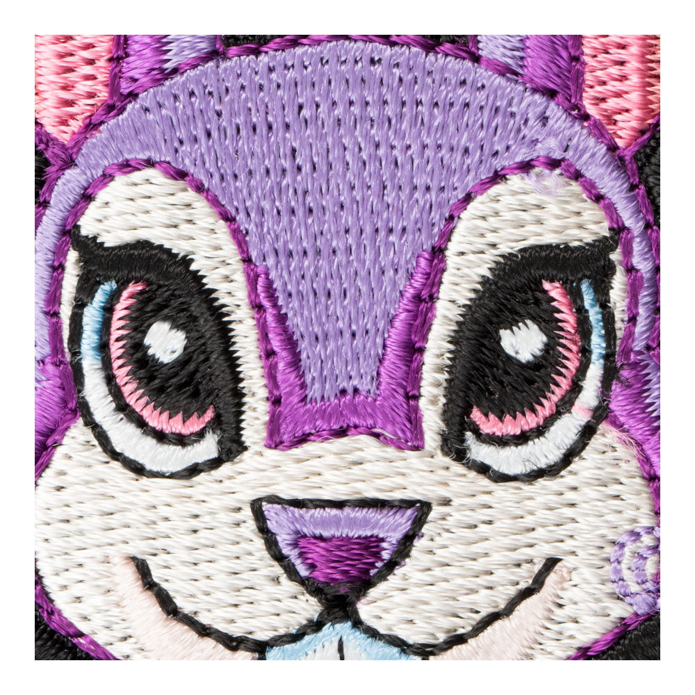 Wabbs The Purple Rabbit Patch, Animals Patches — detail view 2