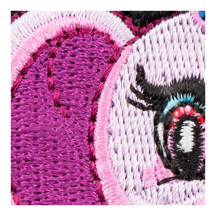 Elbertyna The Pink Elephant Patch, Zoo Animals Patches — detail view 1