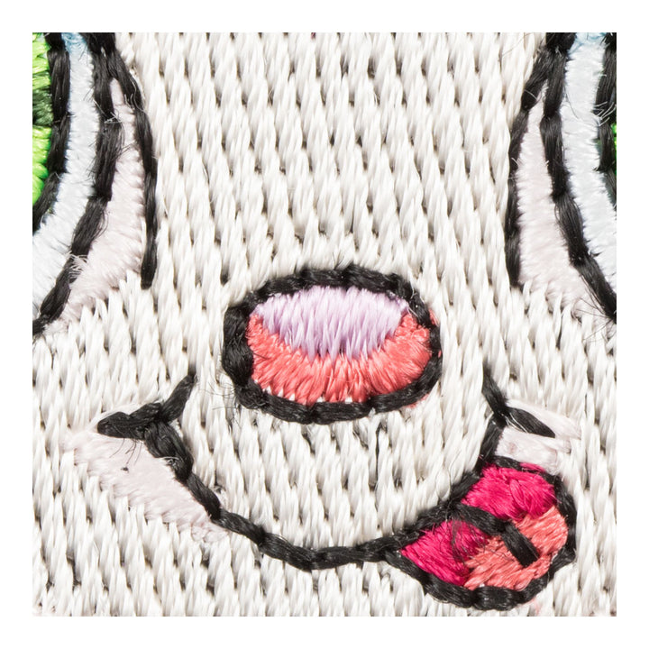 Jeck The Spunky Monkey Patch, Zoo Animals Patches — detail view 2