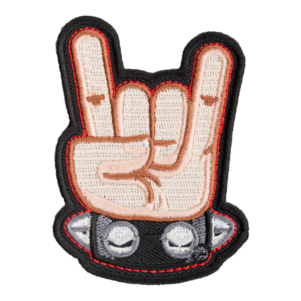 Rock N Roll Hand Patch, Music Theme Patches — product image