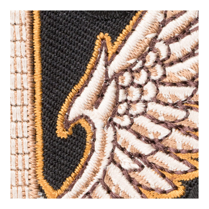 Gray Flying V Bass Guitar Patch, Musical Instruments Patches — detail view 2
