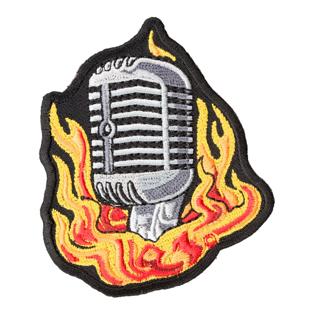 Set Me On Fire Elvis Mic Patch, Music Theme Patches — product image