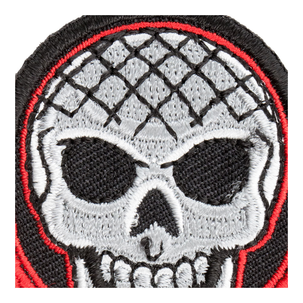 Count Mic-cula Skull &amp; Bat Wings Patch, Microphone Patches — detail view 1