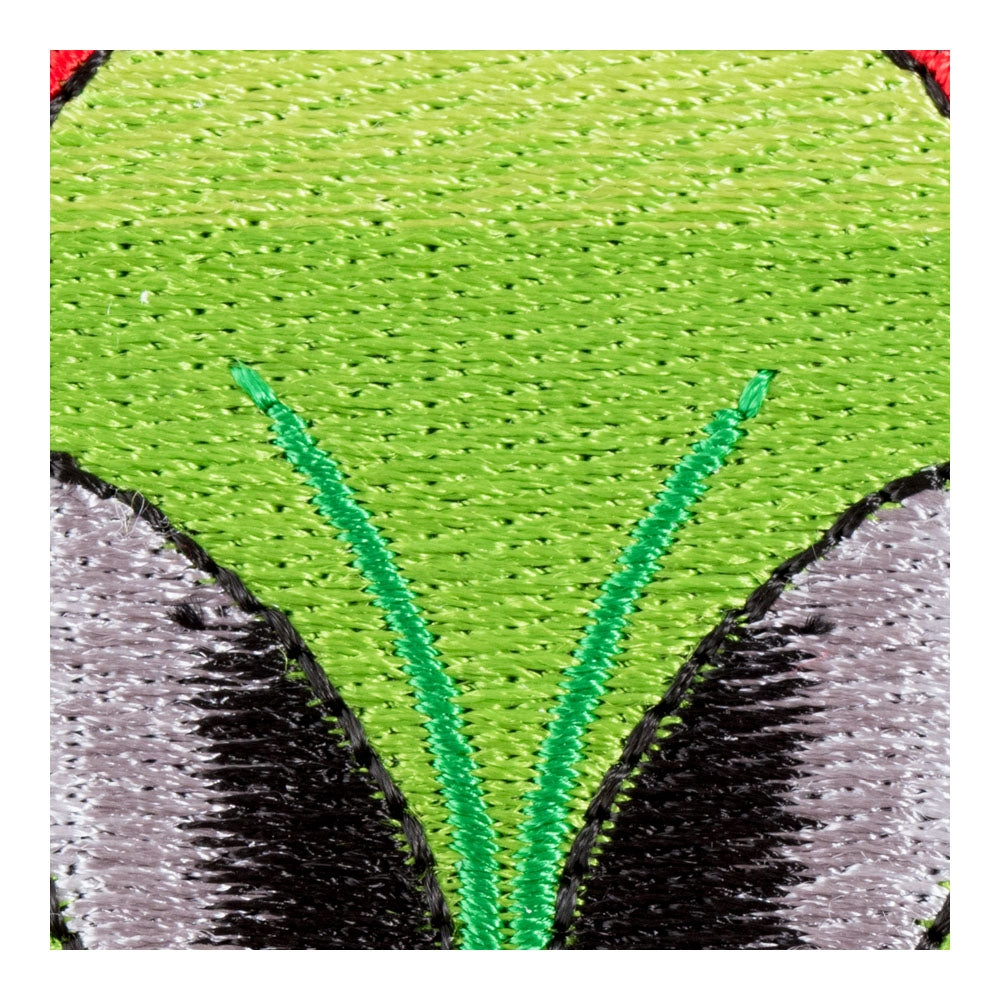 We Come In Peace Green Alien Patch, Sci-Fi Alien Patches — detail view 2