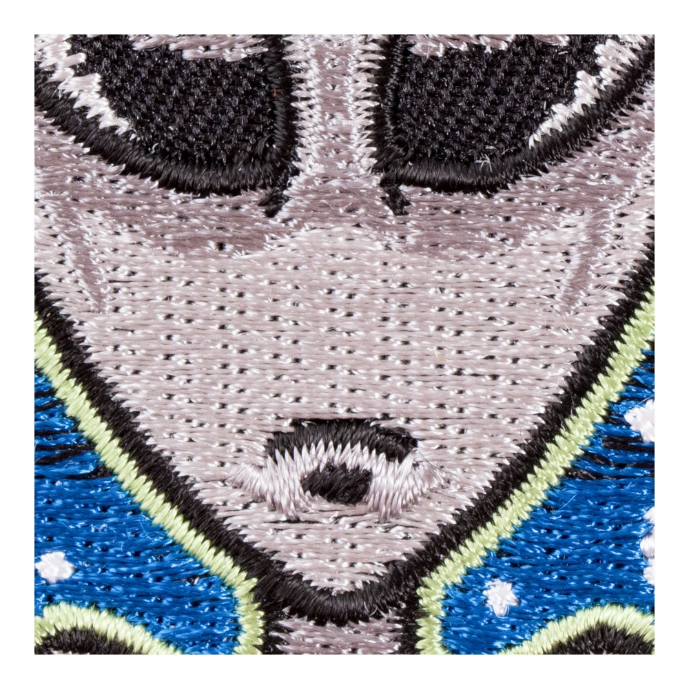 The Truth Is Out There Round Alien Patch, Sci-Fi Patches — detail view 1