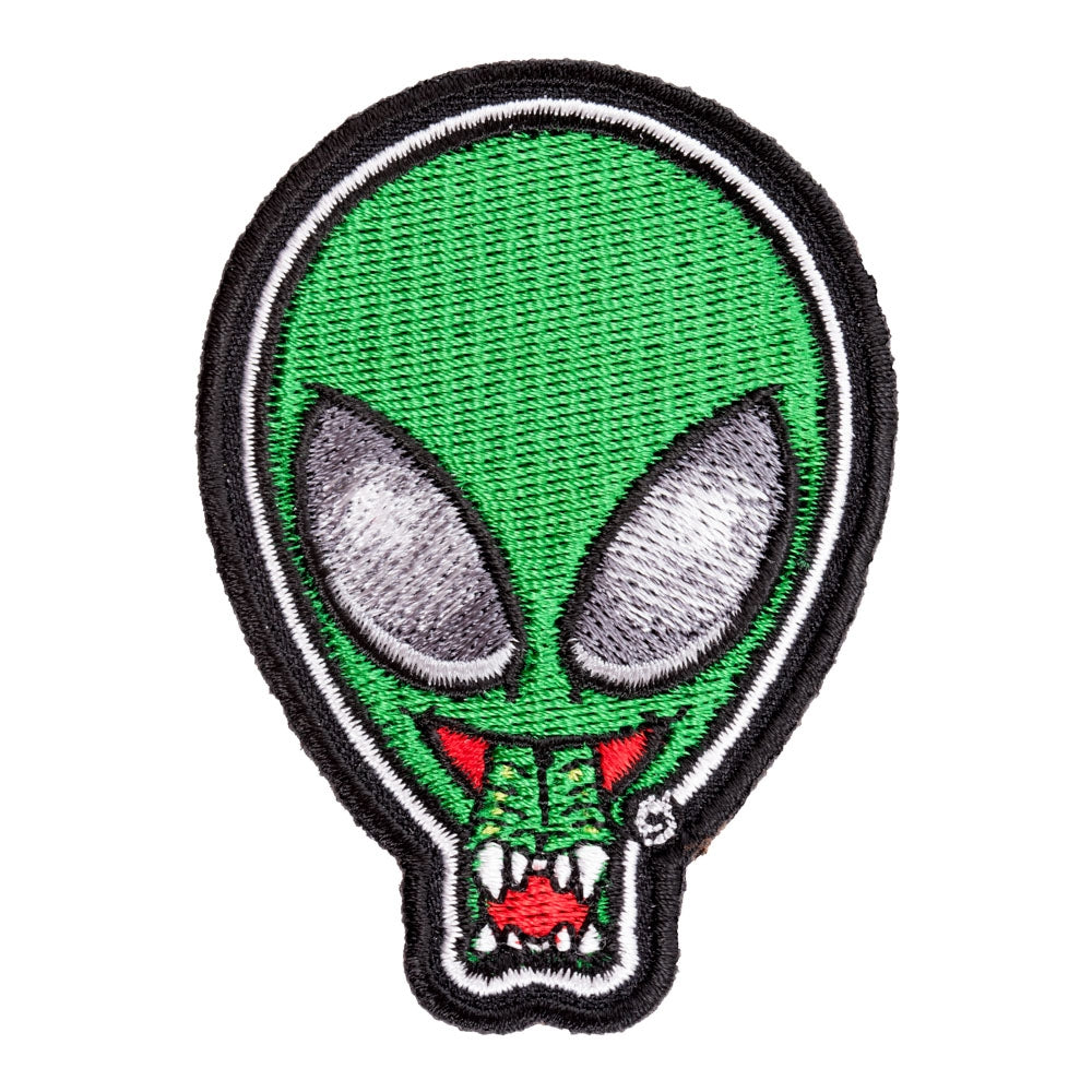 Xenomorph Green Alien Cut Out Patch, Sci-Fi Patches — product image