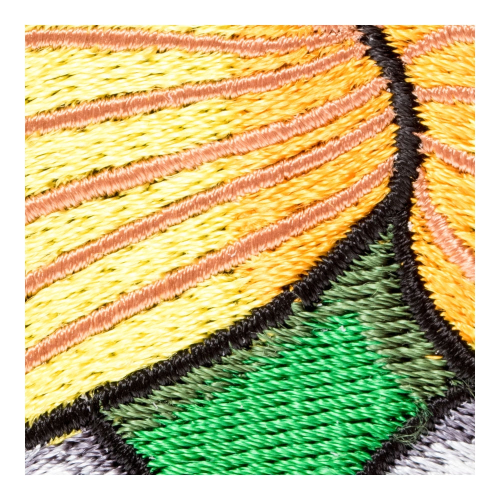 Extraterrestrial Blonde Alien Cut Out Patch, Sci-Fi Patches — detail view 1