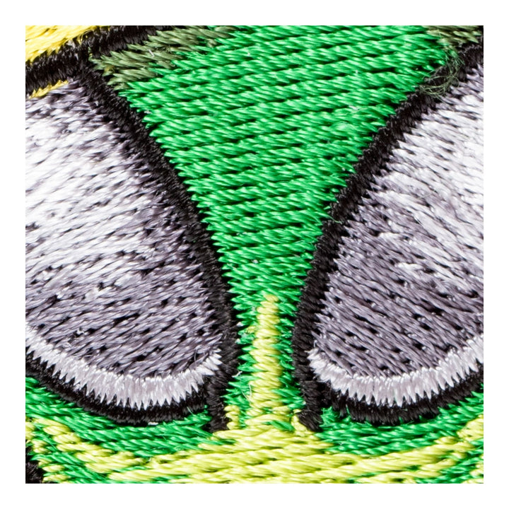 Extraterrestrial Blonde Alien Cut Out Patch, Sci-Fi Patches — detail view 2