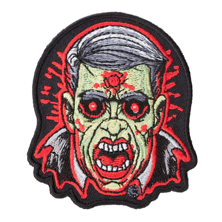 Shot In The Head Zombie Patch, Scary Zombie Patches — product image