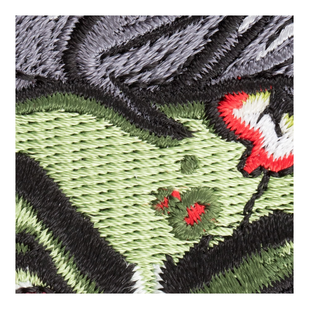 Jawless One Eyed Zombie Patch, Scary Zombie Patches — detail view 1