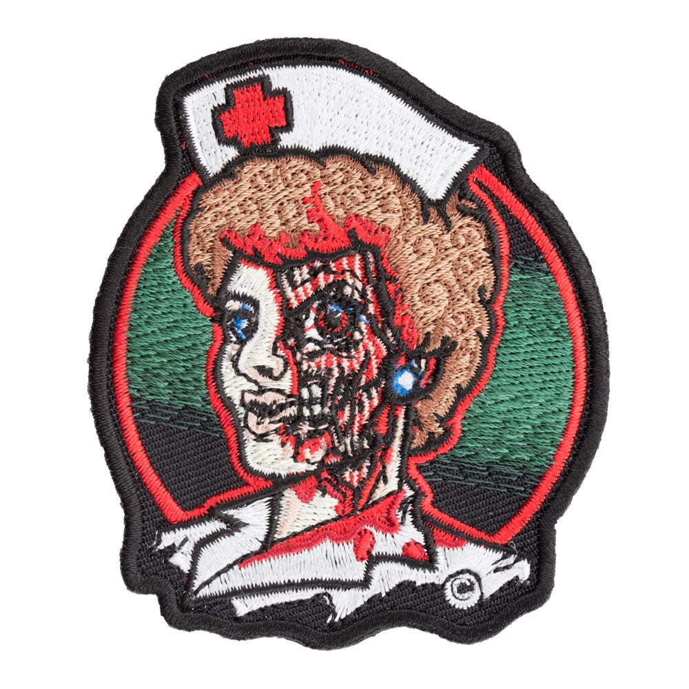 Bloody Zombie Nurse Patch, Scary Zombie Patches — product image