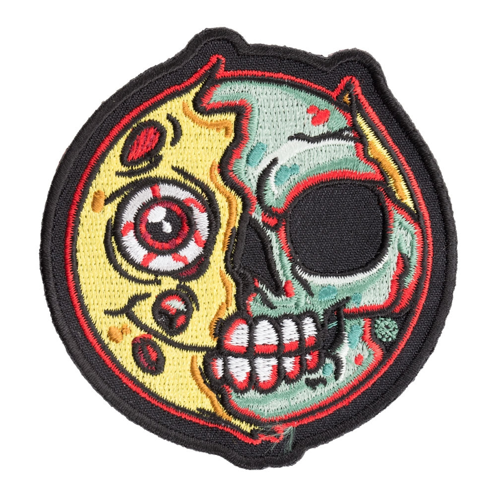Had A Nice Day Smiley Zombie, Fun Zombie Patches — product image