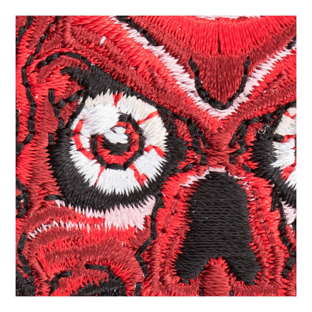 Skinned Bloody Zombie Skull Patch, Scary Zombie Patches — detail view 2