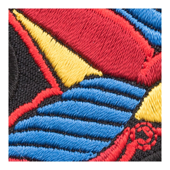 Red Sparrow Flying Right Tattoo Patch, Bird Patches — detail view 1