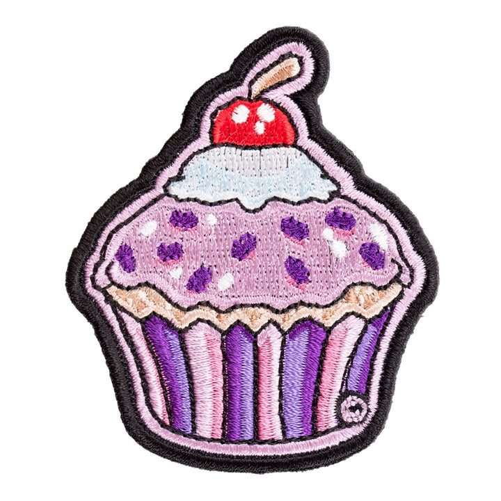 Cherry Topped Cupcake Patch, Fun Ladies Patches — product image