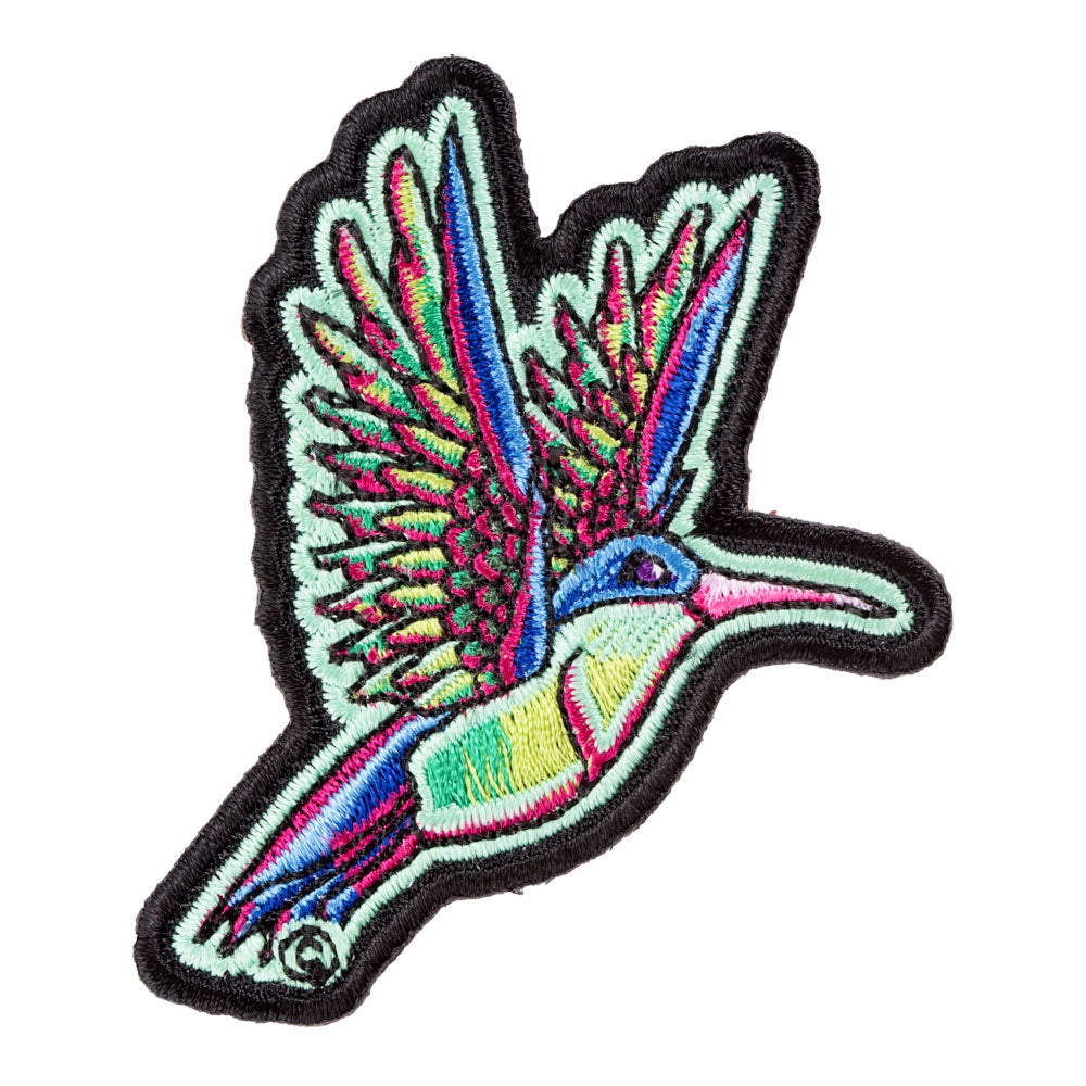 Island Of Youth Bee Hummingbird Patch, Ladies Animal Patches — product image