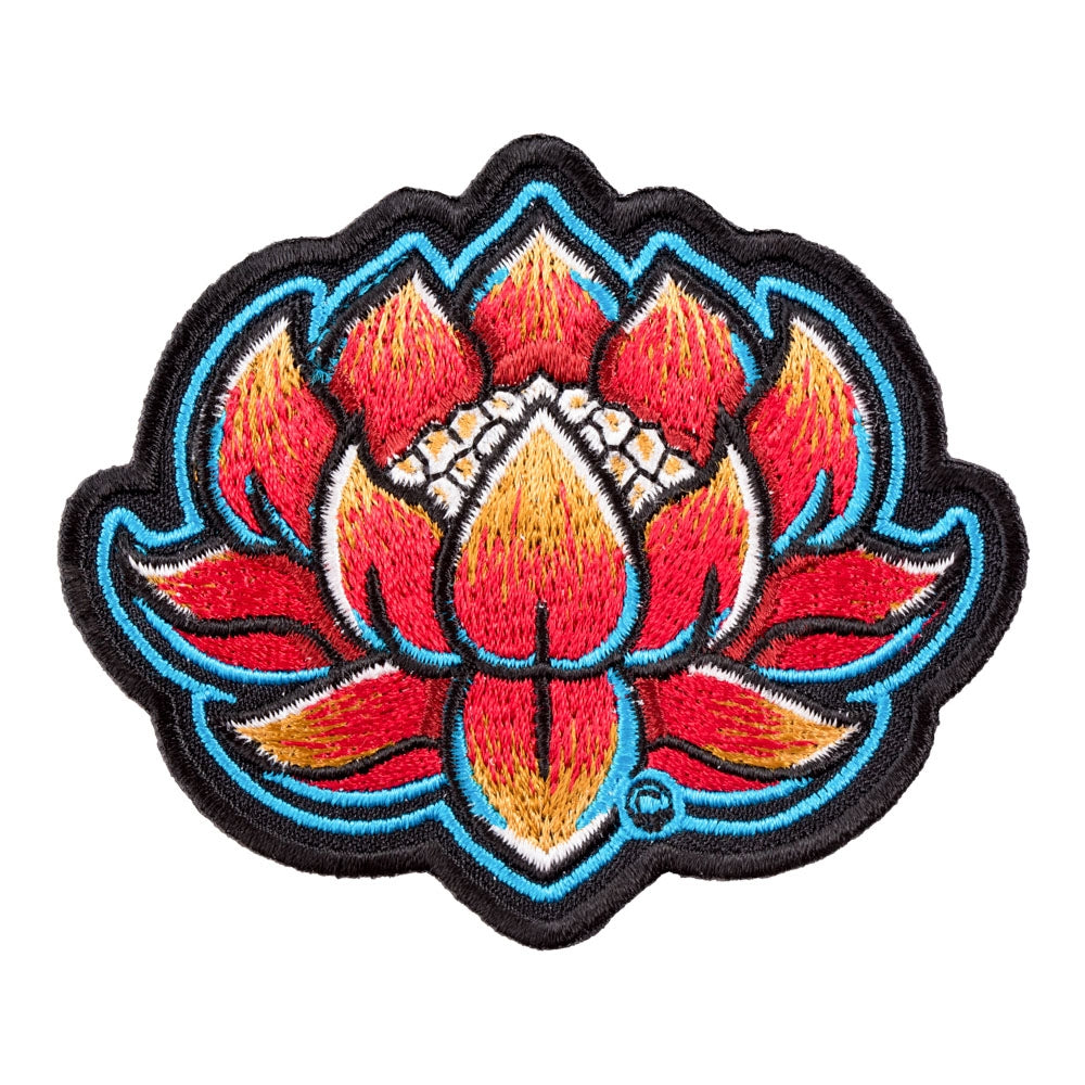 Sacred Red Sun Lotus Flower Patch, Exotic Flower Patches — product image