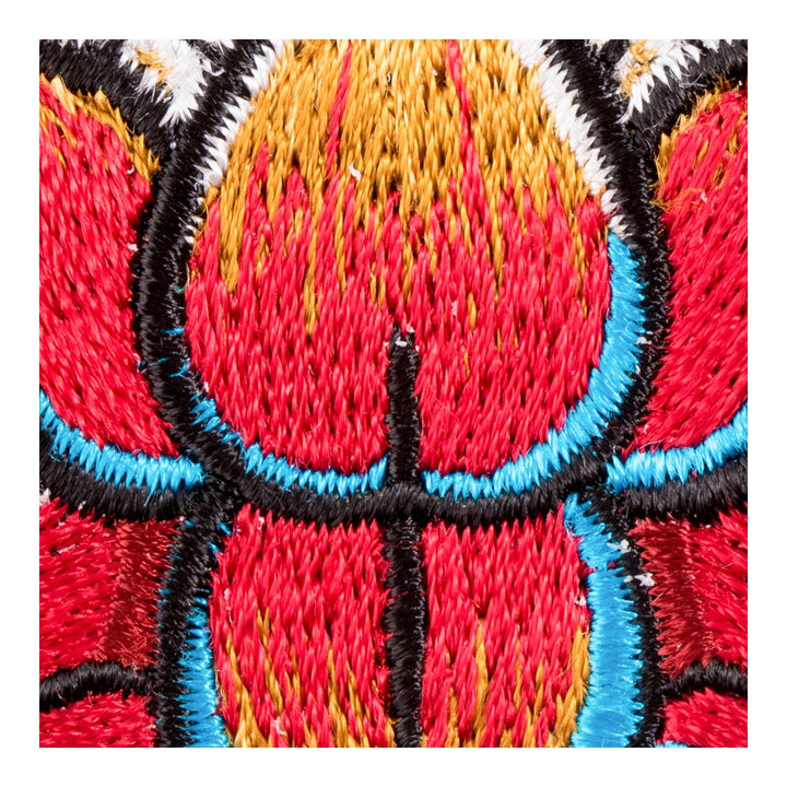 Sacred Red Sun Lotus Flower Patch, Exotic Flower Patches — detail view 2