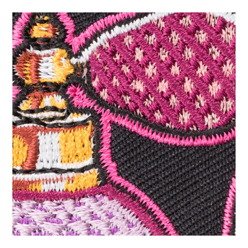 Pink Glitz & Glam Perfume Bottle Patch, Ladies Patches — detail view 1