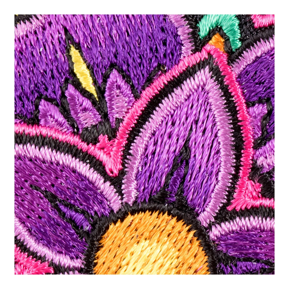 Calming Purple Flower Patch, Ladies Flower Patches — detail view 2