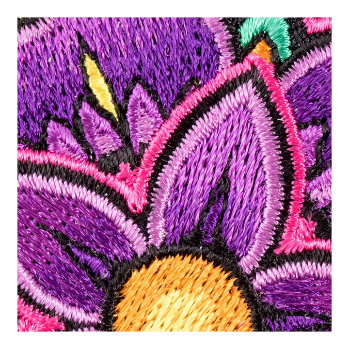 Calming Purple Flower Patch, Ladies Flower Patches — detail view 2