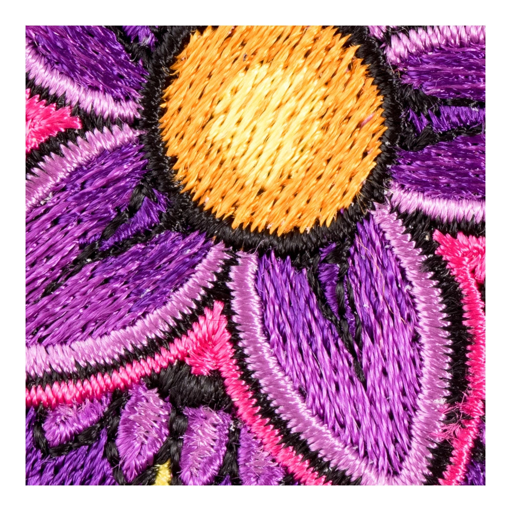 Calming Purple Flower Patch, Ladies Flower Patches — detail view 1