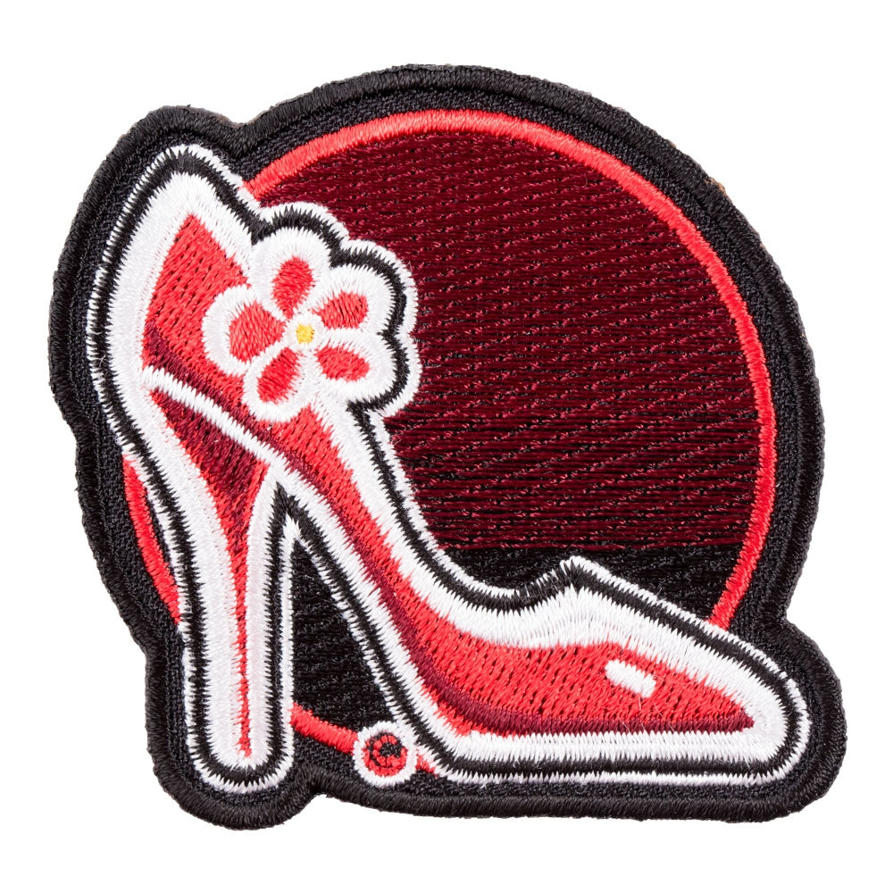 Night On The Town Red Stiletto Pumps Patch, High Heels Patches — product image