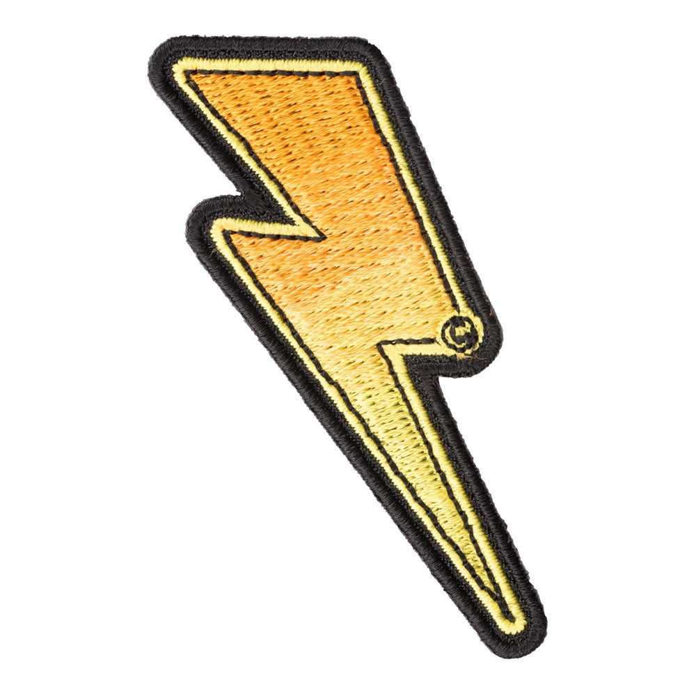 Golden Lightning Bolt Left Patch, Lightning Patches — product image