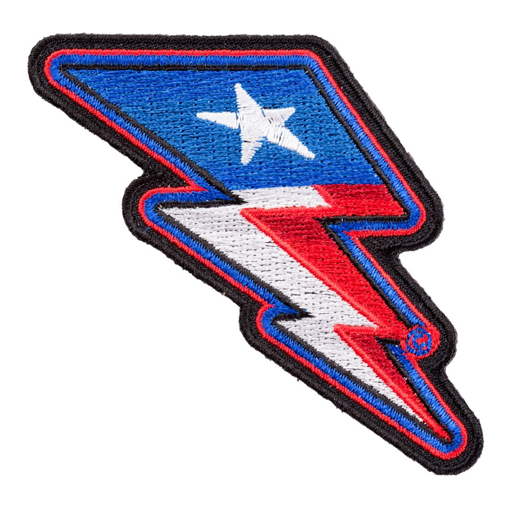 Lone Star Lightning Bolt Left Patch, Lightning Patches — product image