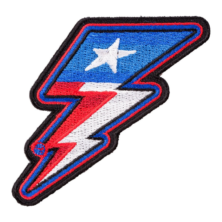 Lone Star Lightning Bolt Right Patch, Lightning Patches — product image