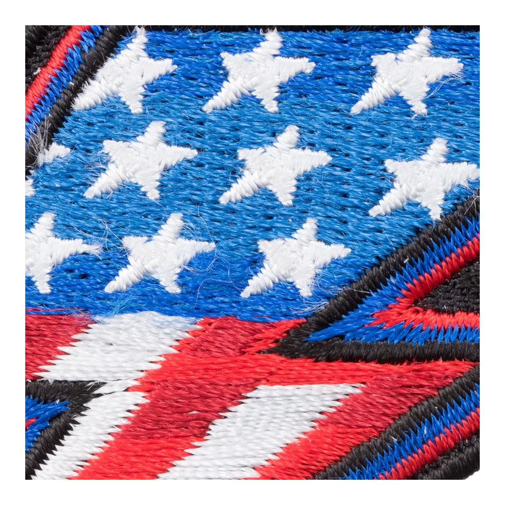 American Pride Lightning Bolt Right Patch, Lightning Patches — detail view 1