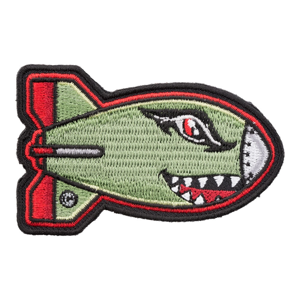 Missile Bomb Kaboom Patch, Warhead Bomb Patches — product image