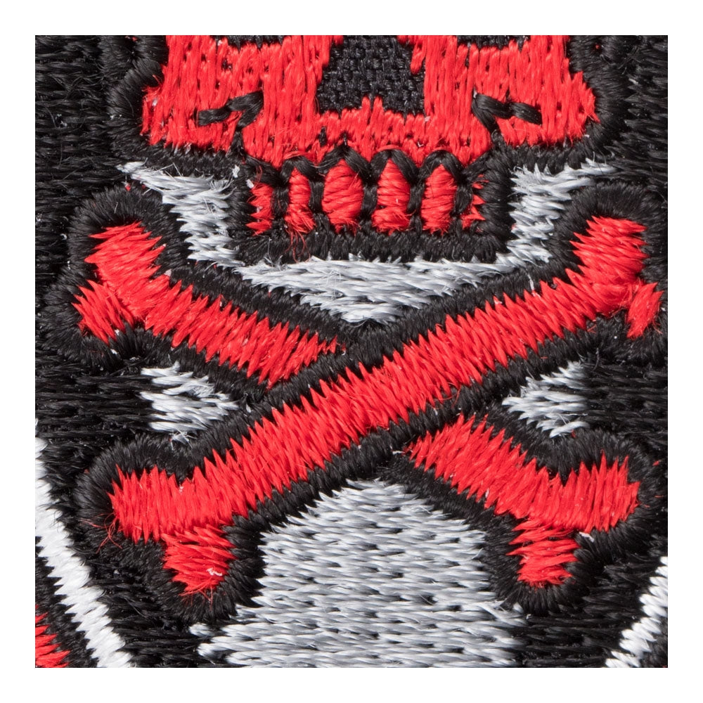 Missile Bomb Skull &amp; Crossbones Patch, Warhead Bomb Patches — detail view 1