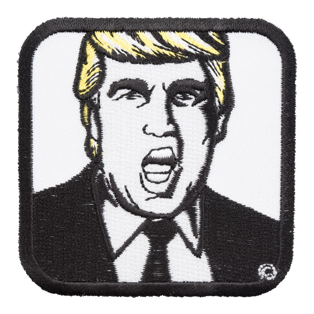 Yelling Donald Trump Patch, Faces Of Trump Patches — product image
