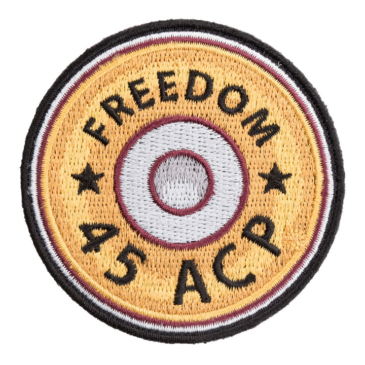 45 ACP Freedom Shell Patch, Guns &amp; Ammunition Patches — product image