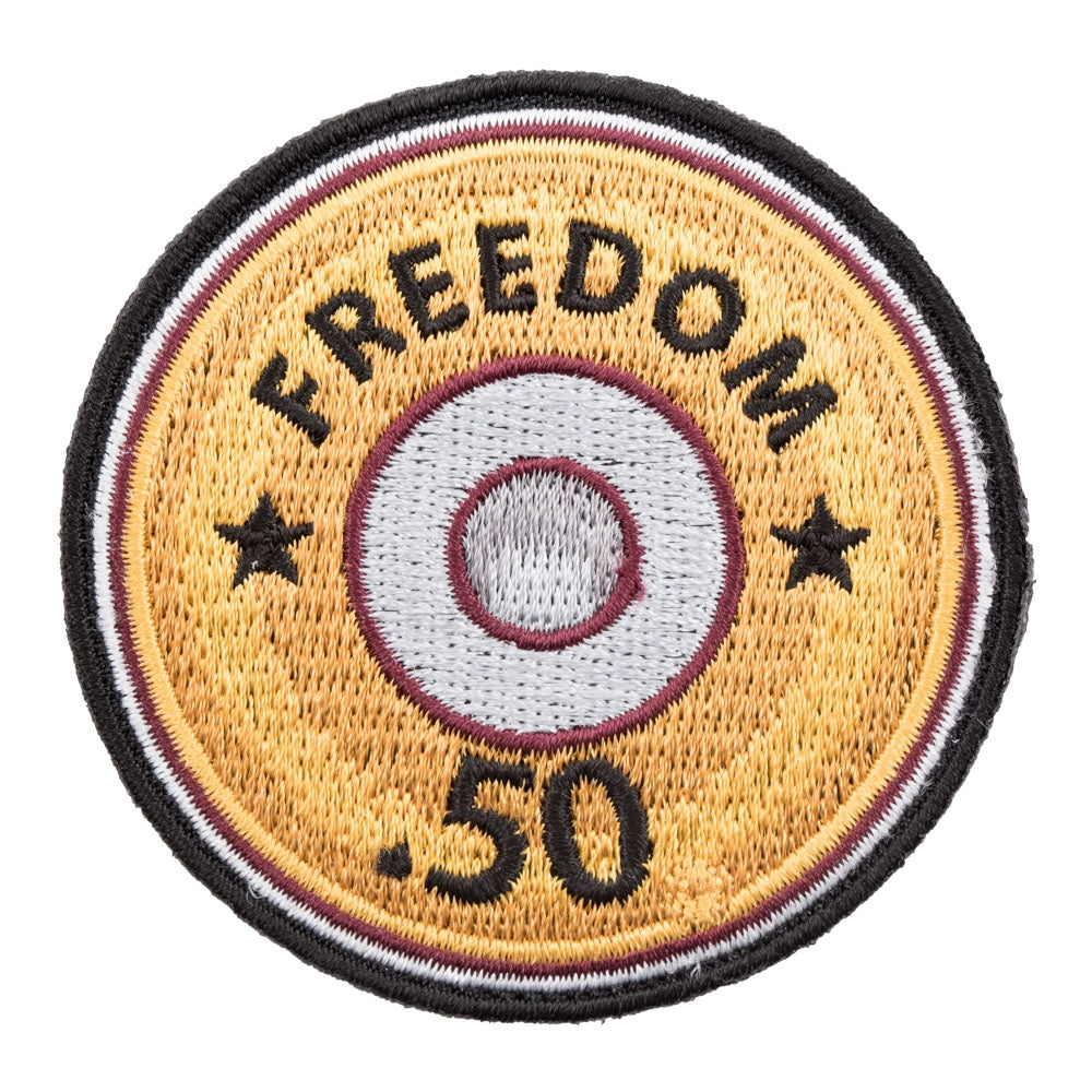 50 Caliber Freedom Shell Patch, Guns & Ammo Patches — product image